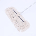 Factory selling foldable cotton cleaning floor mop with two-section telescopic aluminium handle